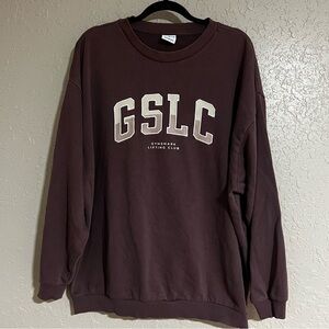 Gymshark Lifting Club Graphic Crewneck Sweatshirt Size Medium